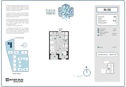 Mieszkanie w inwestycji: Piasta Towers bud. 90A