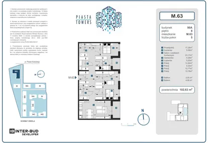 Mieszkanie w inwestycji: Piasta Towers bud. 90A