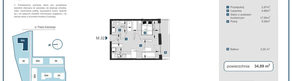 Mieszkanie w inwestycji: Piasta Towers bud. 90A