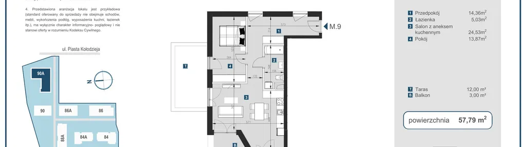 Mieszkanie w inwestycji: Piasta Towers bud. 90A