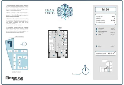 Mieszkanie w inwestycji: Piasta Towers bud. 90A