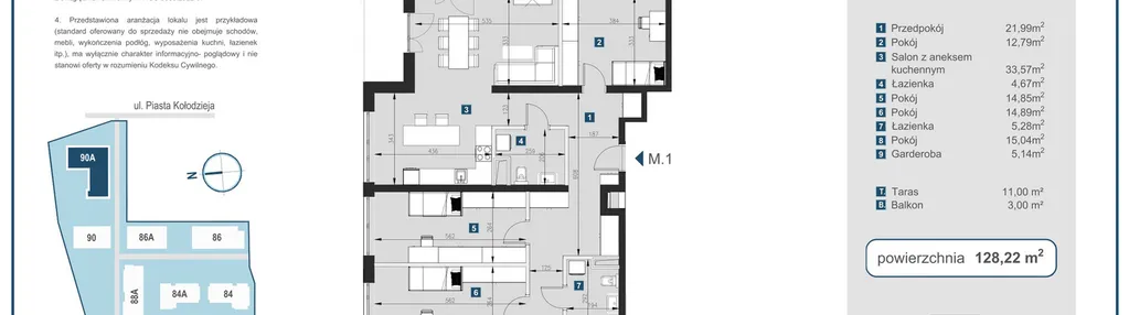 Mieszkanie w inwestycji: Piasta Towers bud. 90A