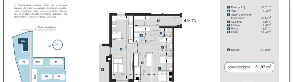 Mieszkanie w inwestycji: Piasta Towers bud. 90A