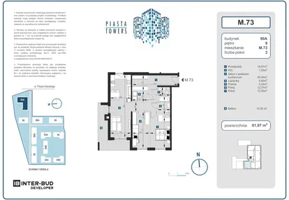 Mieszkanie w inwestycji: Piasta Towers bud. 90A