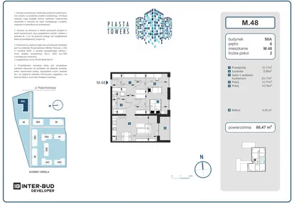 Mieszkanie w inwestycji: Piasta Towers bud. 90A