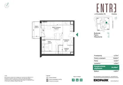 Mieszkanie w inwestycji: Entre