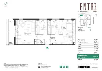 Mieszkanie w inwestycji: Entre