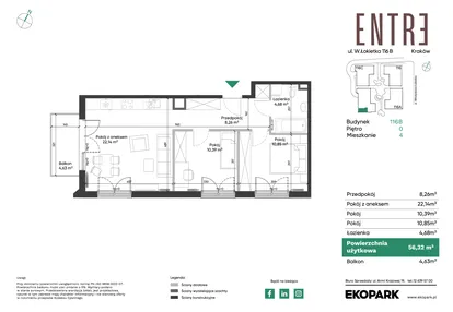 Mieszkanie w inwestycji: Entre