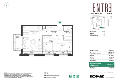 Mieszkanie w inwestycji: Entre