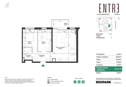 Mieszkanie w inwestycji: Entre