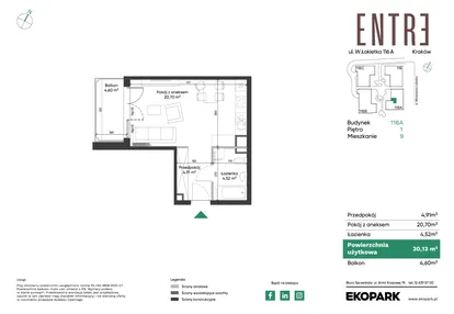 Mieszkanie w inwestycji: Entre
