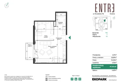 Mieszkanie w inwestycji: Entre