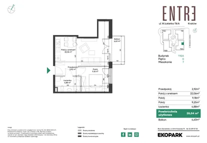 Mieszkanie w inwestycji: Entre