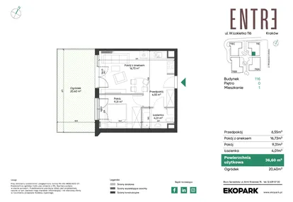 Mieszkanie w inwestycji: Entre
