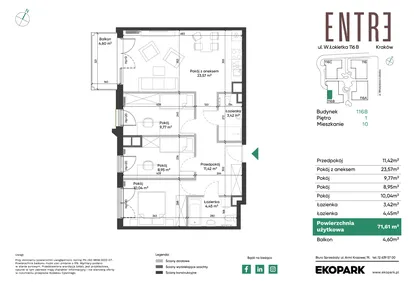 Mieszkanie w inwestycji: Entre
