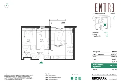 Mieszkanie w inwestycji: Entre