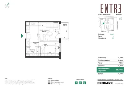 Mieszkanie w inwestycji: Entre