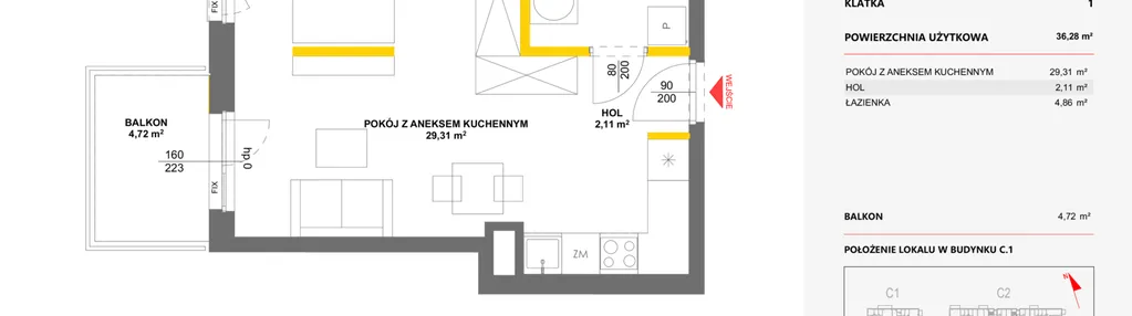 Mieszkanie w inwestycji: Miasteczko Julianów etap 2