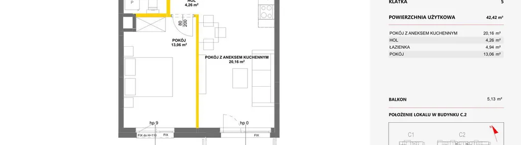 Mieszkanie w inwestycji: Miasteczko Julianów etap 2