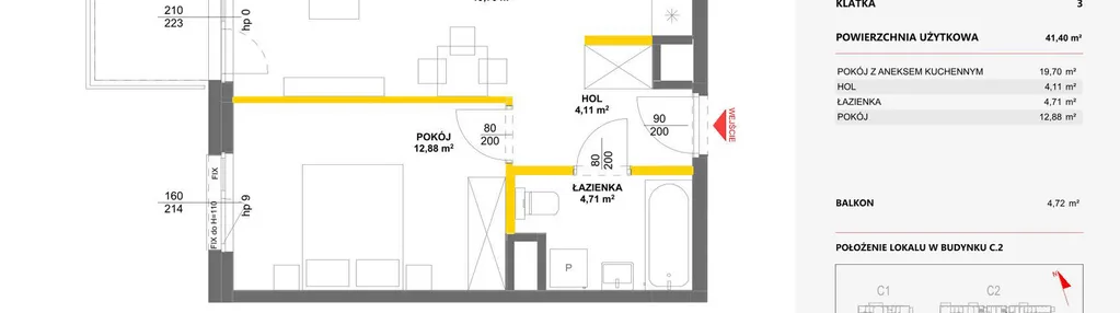 Mieszkanie w inwestycji: Miasteczko Julianów etap 2