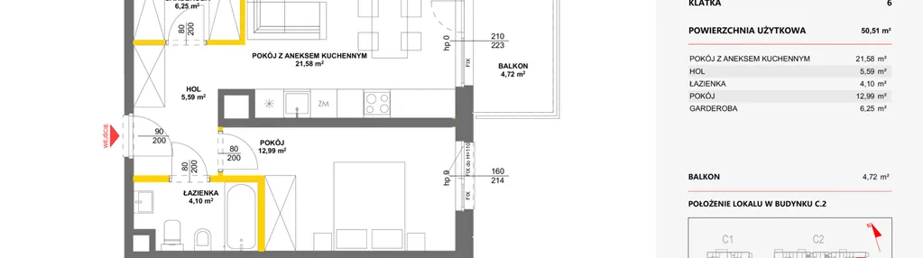 Mieszkanie w inwestycji: Miasteczko Julianów etap 2