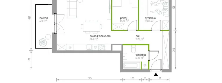 Mieszkanie w inwestycji: Kijowska Vita