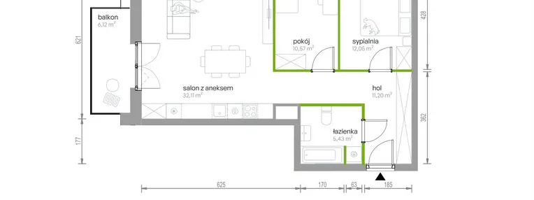 Mieszkanie w inwestycji: Kijowska Vita