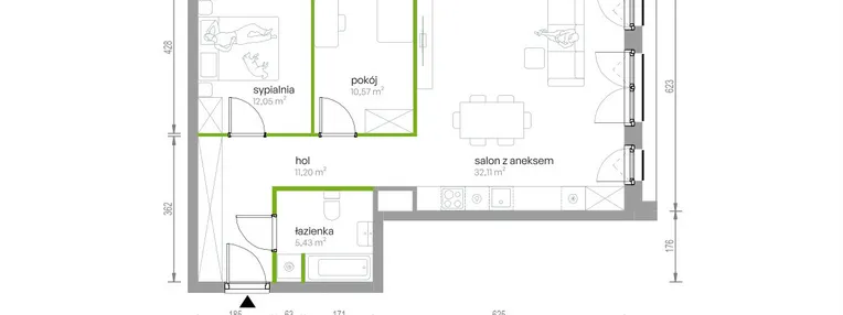 Mieszkanie w inwestycji: Kijowska Vita