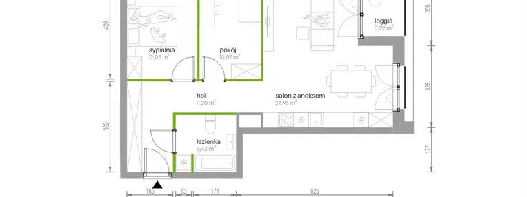 Mieszkanie w inwestycji: Kijowska Vita