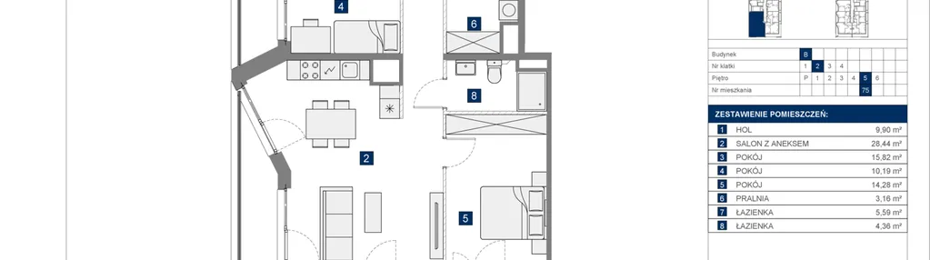 Mieszkanie w inwestycji: Osiedle przy Wielickiej etap 1.2