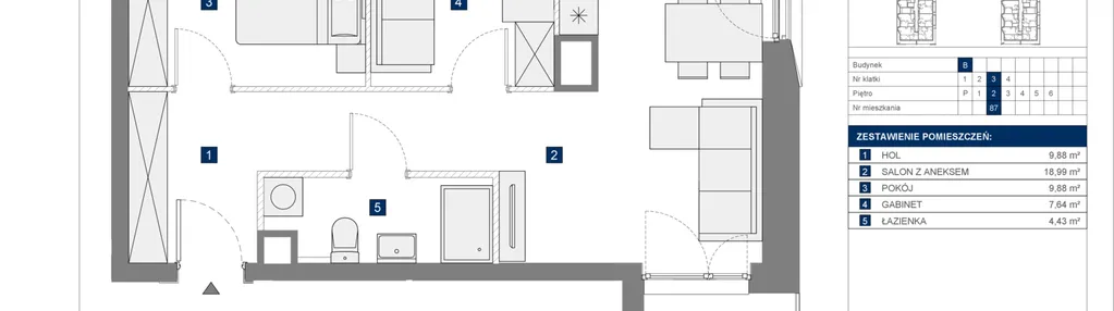 Mieszkanie w inwestycji: Osiedle przy Wielickiej etap 1.2