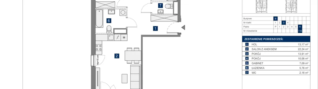 Mieszkanie w inwestycji: Osiedle przy Wielickiej etap 1.2
