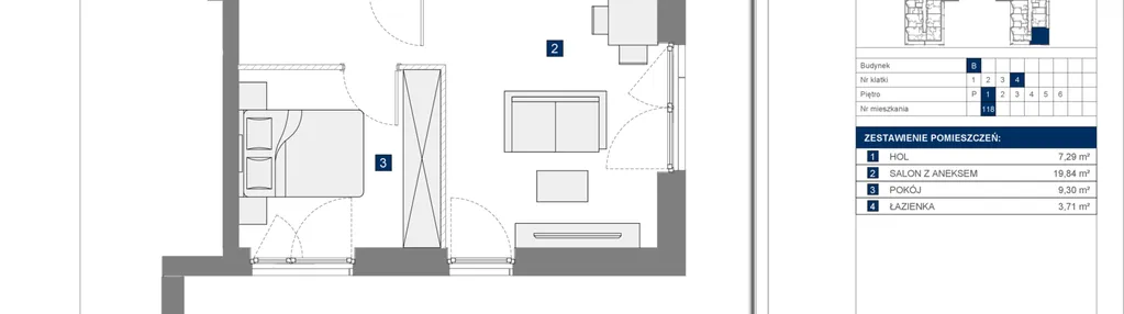 Mieszkanie w inwestycji: Osiedle przy Wielickiej etap 1.2