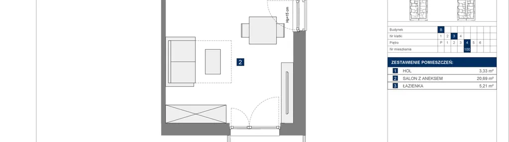 Mieszkanie w inwestycji: Osiedle przy Wielickiej etap 1.2