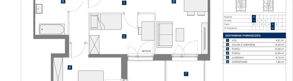 Mieszkanie w inwestycji: Osiedle przy Wielickiej etap 1.2