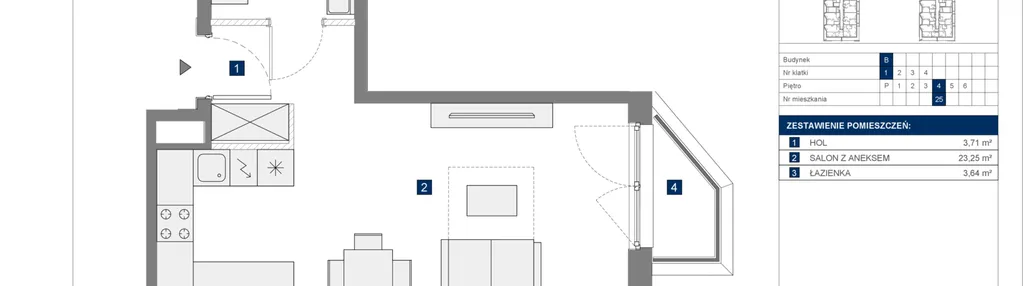 Mieszkanie w inwestycji: Osiedle przy Wielickiej etap 1.2