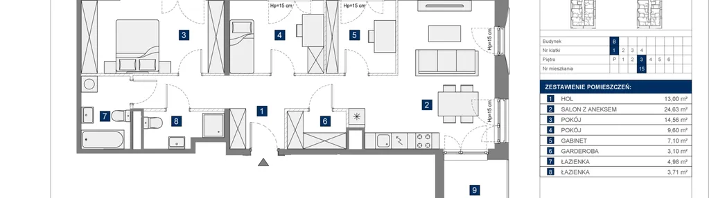 Mieszkanie w inwestycji: Osiedle przy Wielickiej etap 1.2