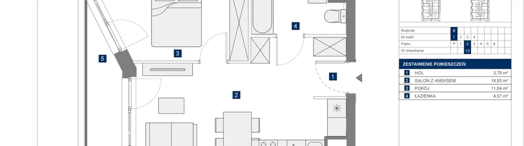 Mieszkanie w inwestycji: Osiedle przy Wielickiej etap 1.2