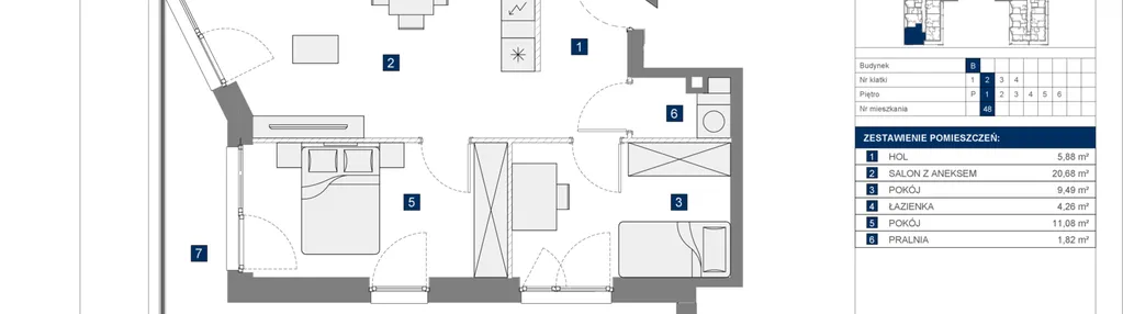 Mieszkanie w inwestycji: Osiedle przy Wielickiej etap 1.2