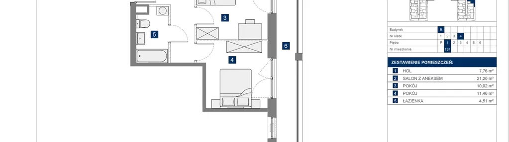Mieszkanie w inwestycji: Osiedle przy Wielickiej etap 1.2