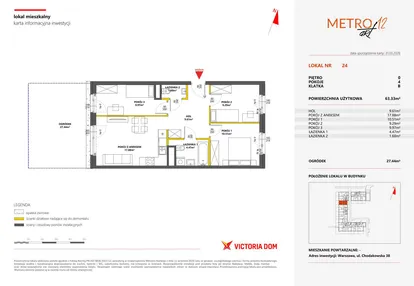Mieszkanie w inwestycji: Metro Art 12