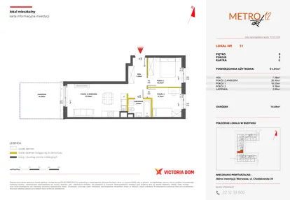 Mieszkanie w inwestycji: Metro Art 12