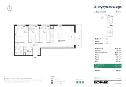 Mieszkanie w inwestycji: U Przybyszewskiego etap 4