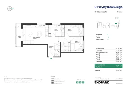 Mieszkanie w inwestycji: U Przybyszewskiego etap 4