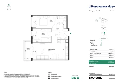 Mieszkanie w inwestycji: U Przybyszewskiego etap 4