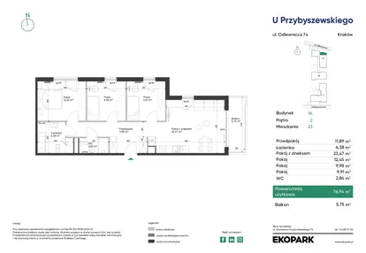 Mieszkanie w inwestycji: U Przybyszewskiego etap 4