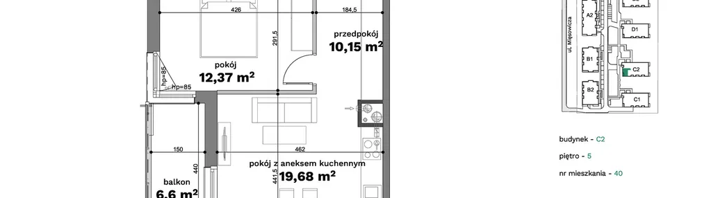 Mieszkanie w inwestycji: Forma Otwarta etap C