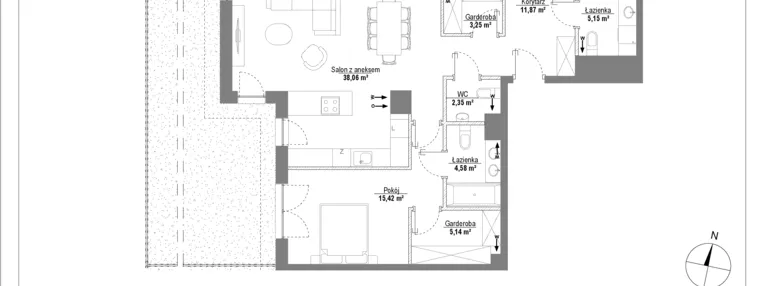 Mieszkanie w inwestycji: Piątkowo Residence etap II