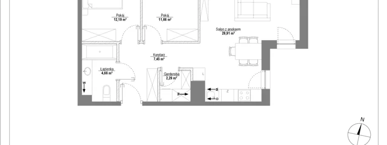 Mieszkanie w inwestycji: Piątkowo Residence etap II