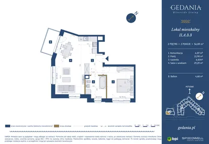 Mieszkanie w inwestycji: GEDANIA Riverside Living